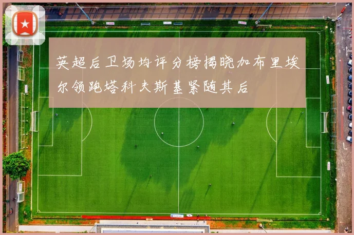 英超后卫场均评分榜揭晓加布里埃尔领跑塔科夫斯基紧随其后
